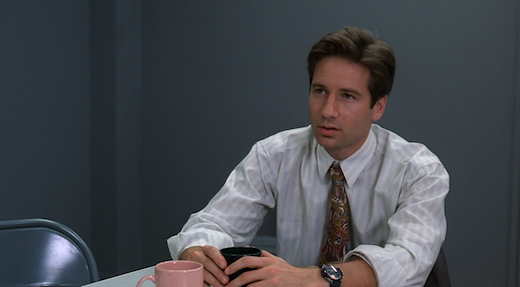 Mulder makes an incredulous face.